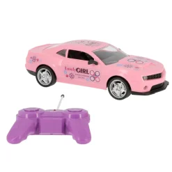 Outlet Voiture rc fille 27mgz 1/18 rose